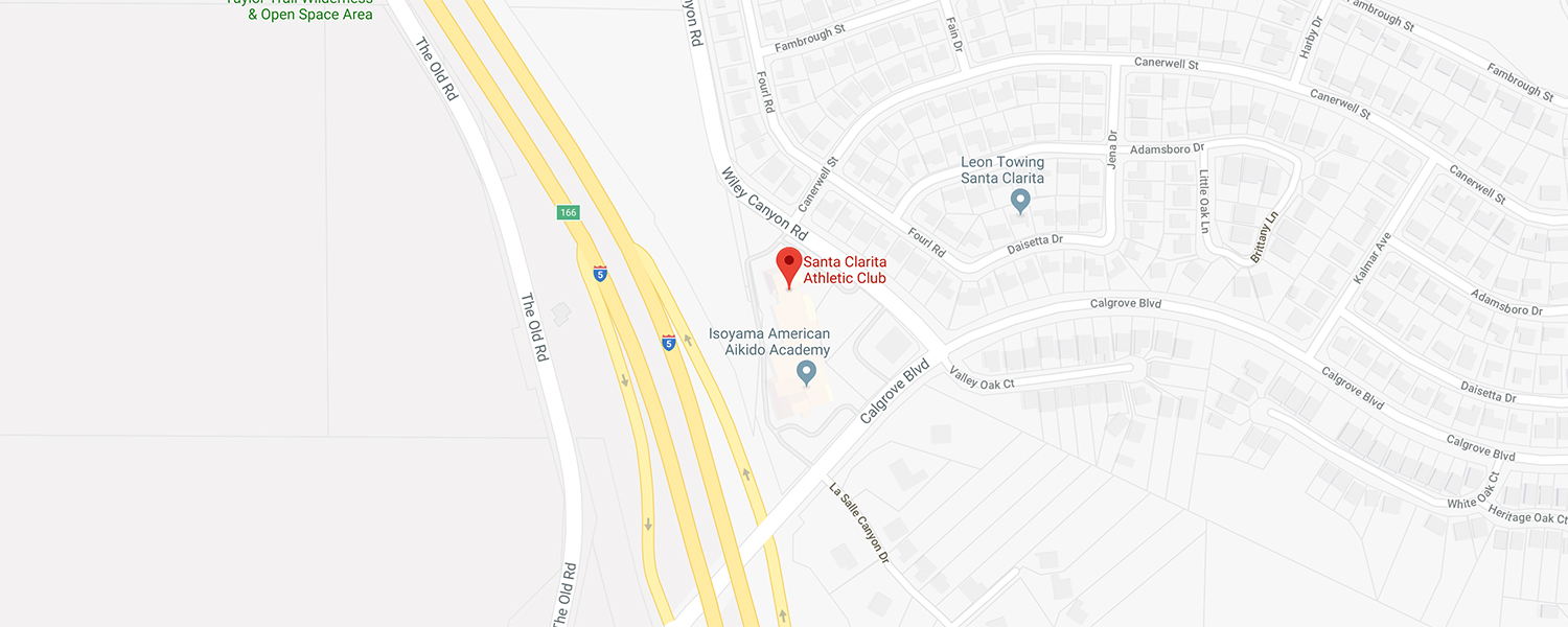 Santa Clarita Athletic Club Location Map