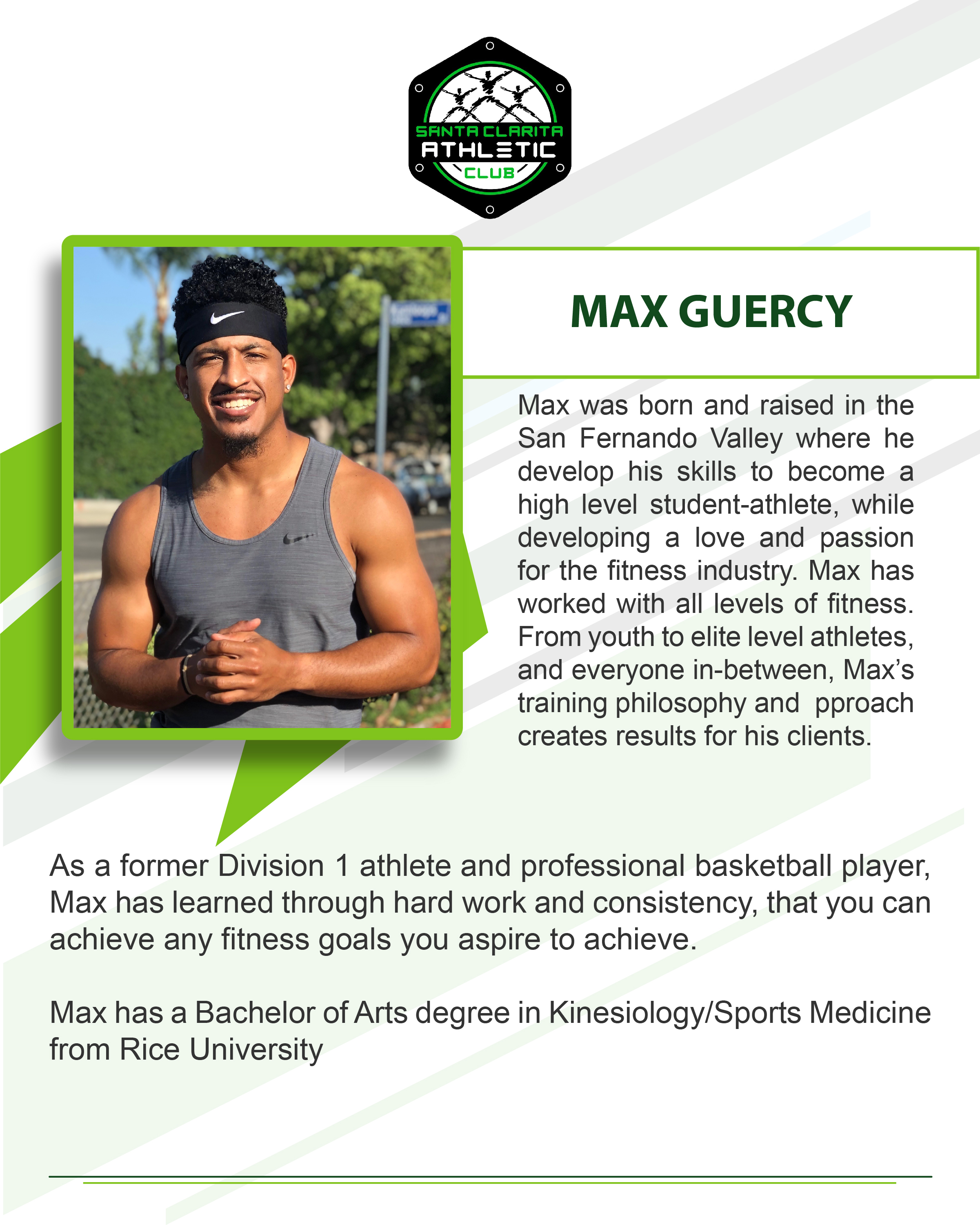 Max Guercy - Certified Personal Trainer