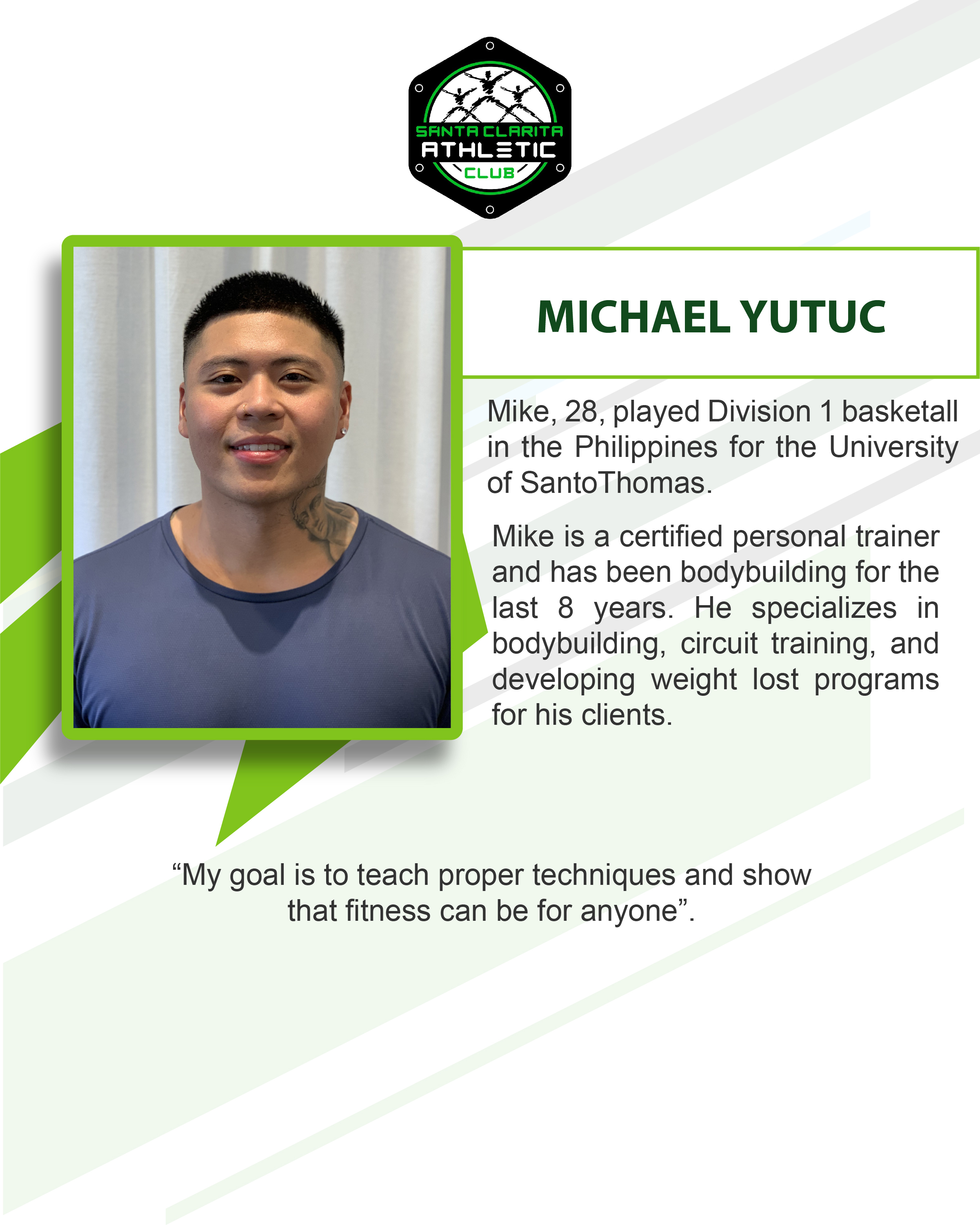 Michael Yutuc - Certified Personal Trainer