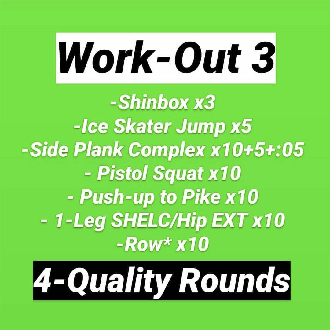Workout 3 Workout 3