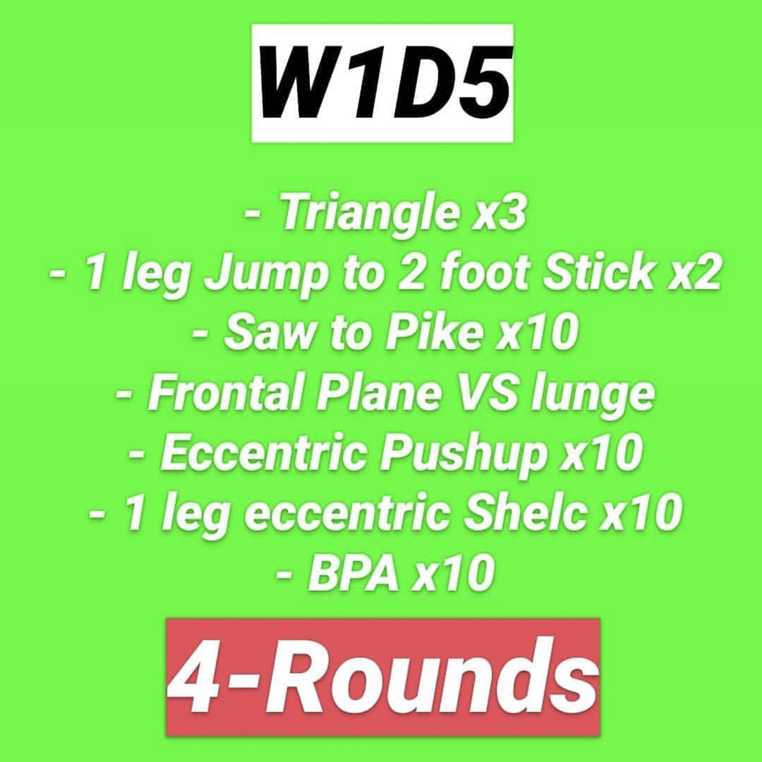 Workout 5 Workout 5