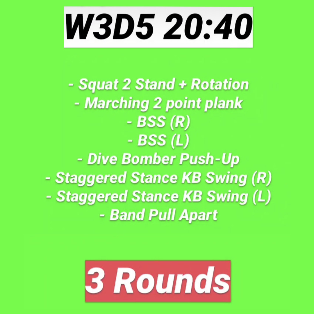 Workout 15 Workout 15